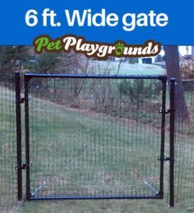 Wide 6 X 8 Dog Fence Gate