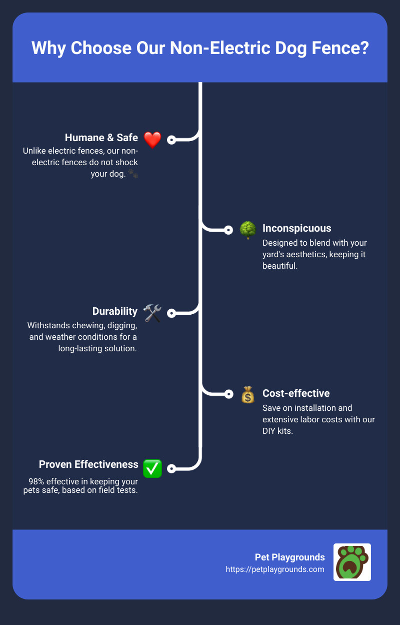 DIY Dog Fence Kit Benefits Infographic - diy dog fence kit infographic infographic-line-5-steps
