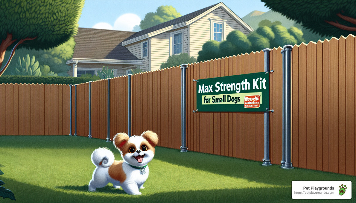 Pet Playgrounds Max Strength Kit - small dog fence