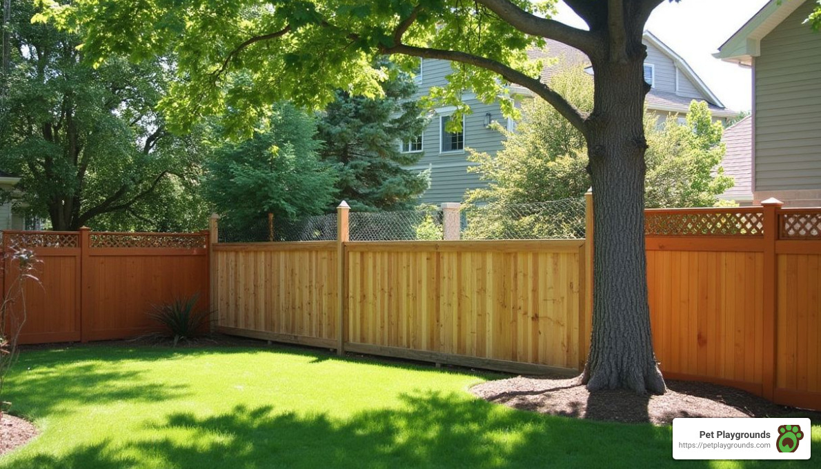 Traditional Physical Fences - non-electric dog fence