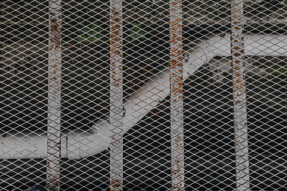 Steel mesh fence - coyote fence