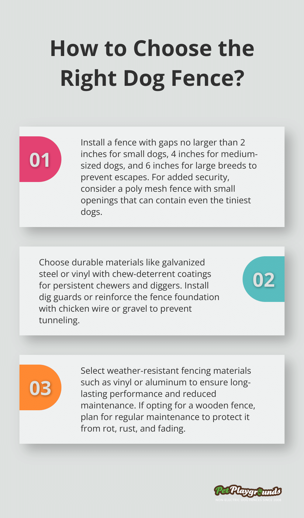 Infographic: How to Choose the Right Dog Fence?
